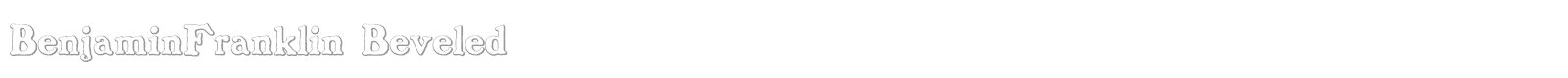 Benjamin Franklin font preview